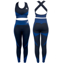 Carla Leggings - Blue Black S