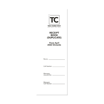 Picture of Receipt Book