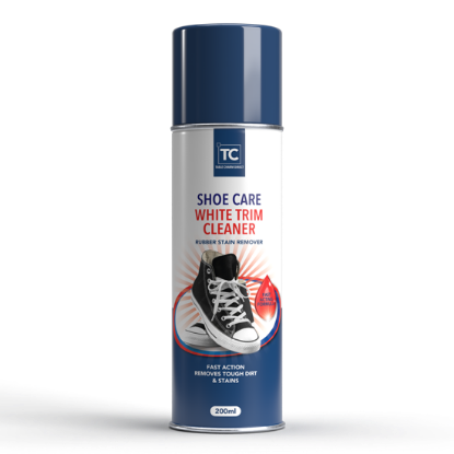 White Trim Shoe Cleaner - 200ml Picture of White Trim Shoe Cleaner - 200ml