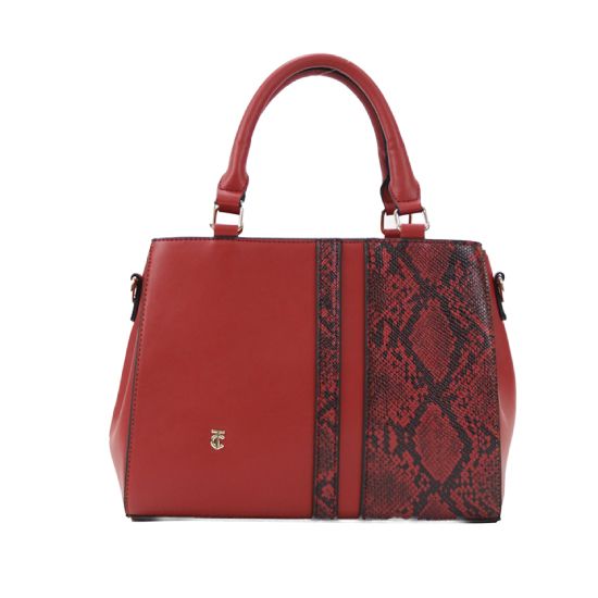 Alexis Handbag - Deep Red